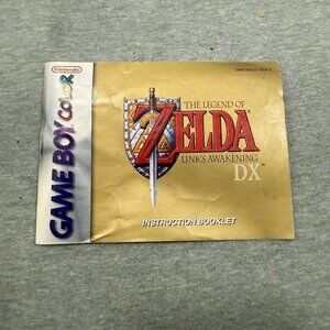 The Legend of Zelda Link's Awakening DX Nintendo Gameboy Color Manual Only VG
